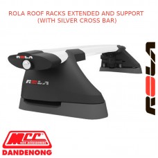 ROLA ROOF RACK SET FOR FITS FORD FALCON - OCT 2002 - SEP 2005 4D SEDAN (SILVER)